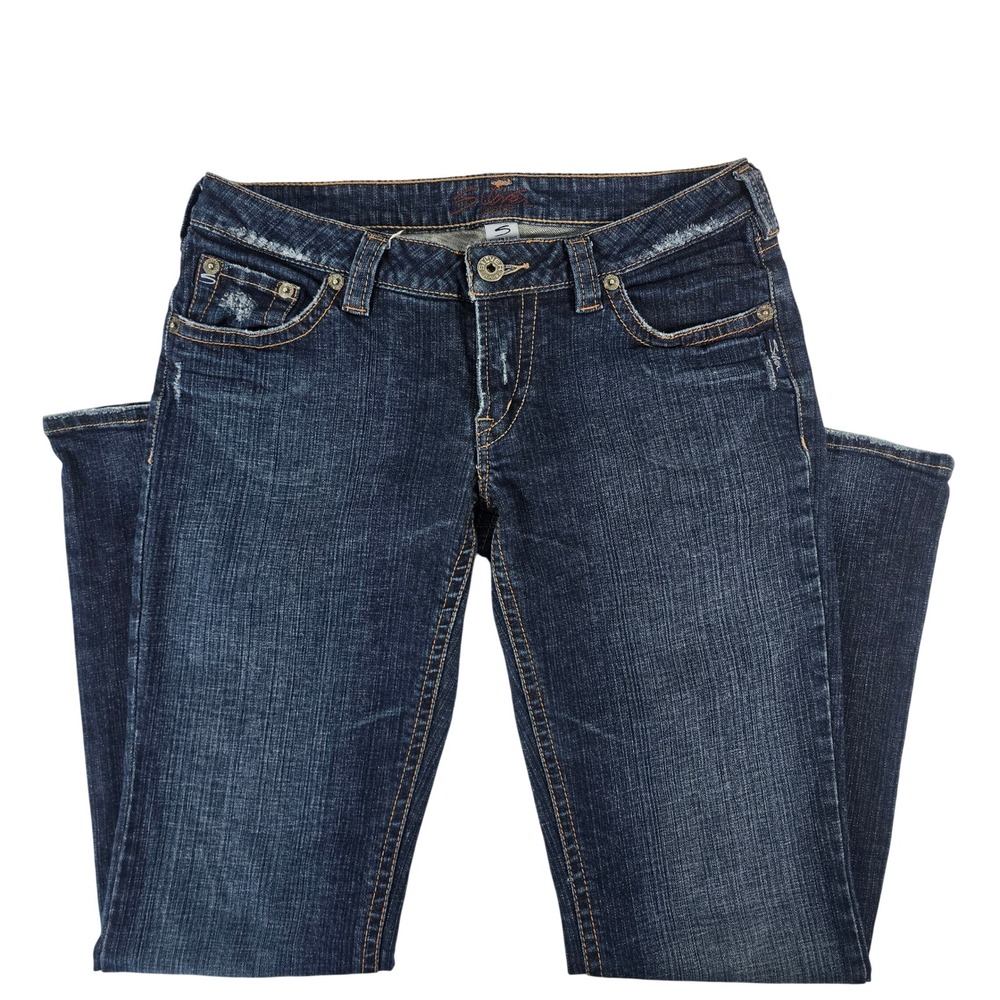 Silver Jeans Malibu Low Rise Bootcut Dark Wash Denim 31x32 L1304 SIXRRT‎